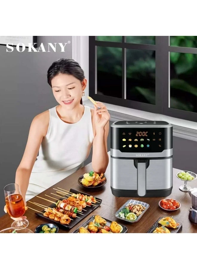 sokany Sokani digital fryer, 7.5 liters, 2200 watts, 2 heaters, SK-10085 - Image 3